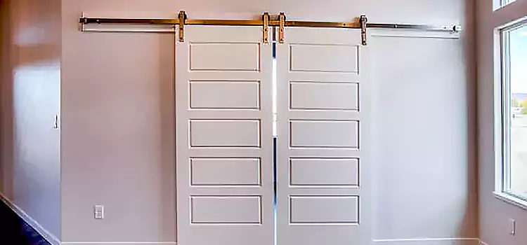 Glass Barn Door with Installation Hardware Kit Kihei