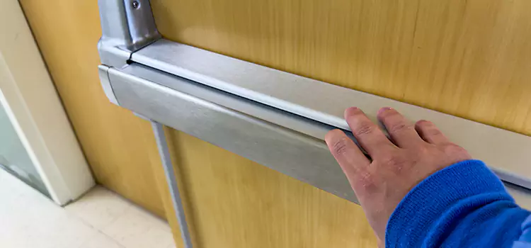 Installing a Push Bar on a Door Kihei
